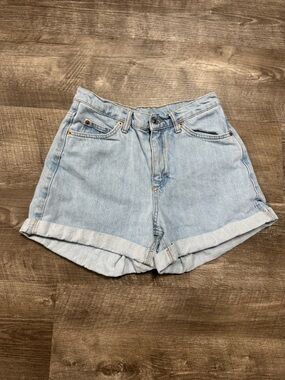 TOPSHOP High Rise Jean Shorts Size 6
